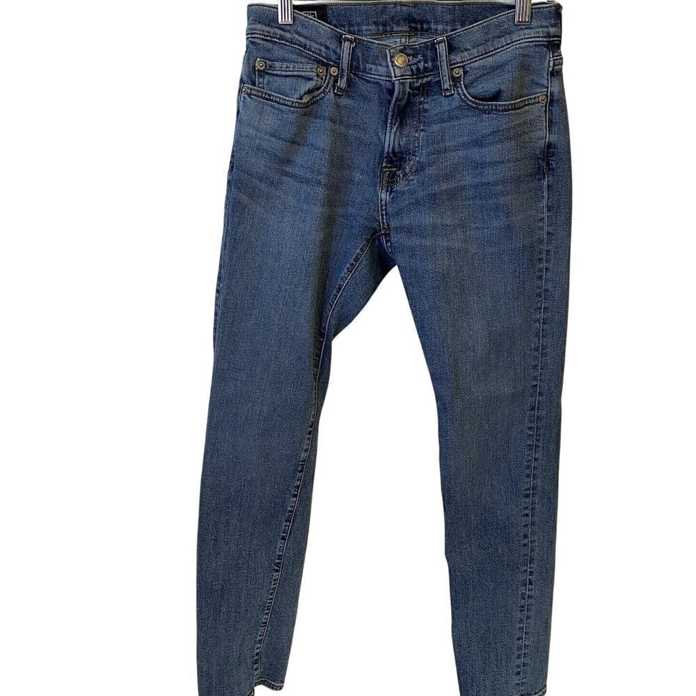 Abercrombie & Fitch Jeans Men 28W 30L Langdon Slim Stretch Denim Flat Front Blue